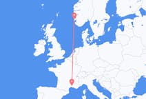 Flights from Nîmes, France to Haugesund, Norway