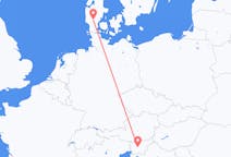 Flights from Billund, Denmark to Ljubljana, Slovenia