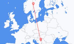 出发地 瑞典出发地 罗尔巴克斯奈斯飞往波斯尼亚和黑塞哥维那图兹拉的航班