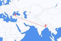 Flyrejser fra Kolkata, Indien til Ankara, Tyrkiet
