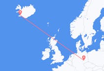 Loty z Reykjavik, Islandia do Lipsk, Niemcy