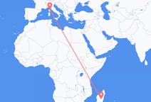 Flights from from Antananarivo to Bastia