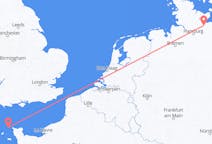 Flights from Alderney, Guernsey to Lubeck, Germany