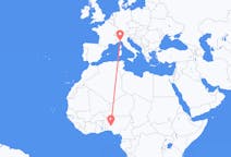 Flyreiser fra Ilorin, Nigeria til Genova, Italia