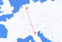 Flyg från Münster, Tyskland till Bologna, Italien