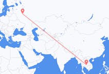 Flüge von der Stadt Provinz Buriram in die Stadt Moskau