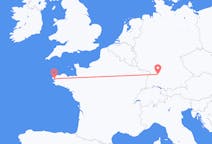 Flyreiser fra Stuttgart, Tyskland til Brest, Frankrike