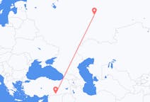 Flights from Izhevsk, Russia to Şanlıurfa, Turkey