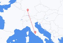 Flyreiser fra Roma, til Stuttgart