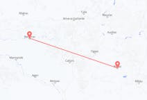 Flights from Rodez, France to Bergerac, France