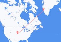 Flyrejser fra Hays, USA til Nuuk, Grønland