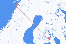 Loty z miasta Lappeenranta do miasta Bodø