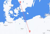 Flights from Halmstad, Sweden to Zielona Góra, Poland