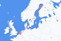 出发地 芬兰出发地 科科拉目的地 比利时布鲁塞尔的航班
