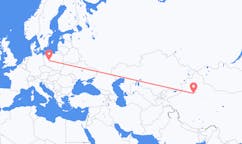 Flights from Korla, China to Poznań, Poland
