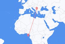 Flights from São Tomé to Skopje
