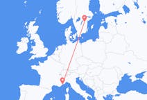 Flights from Nice, France to Linköping, Sweden