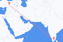 出发地 印度马杜赖目的地 土耳其馬拉蒂亞的航班