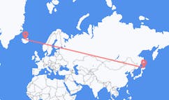 일본 Memanbetsu발 아이슬란드 아쿠레이리행 항공편