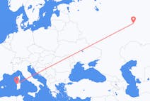 Flights from Nizhnekamsk, Russia to Alghero, Italy