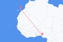Flyrejser fra Benin City til Lanzarote