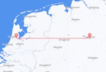 Flyreiser fra Amsterdam, Nederland til Hannover, Tyskland