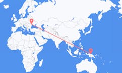 Flyreiser fra Vanimo, Papua Ny-Guinea til Chișinău, Moldova