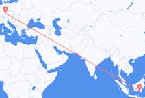 Flyrejser fra Banjarmasin, Indonesien til Nürnberg, Tyskland