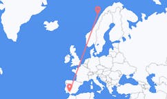 Рейсы из Севильи, Испания в Лекнес, Норвегия