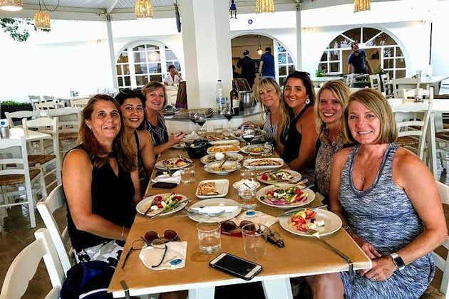 Expérience œnologique et gastronomique de Santorin avec prise en charge