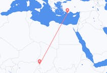 Flyreiser fra N Djamena, til Kastellorizo