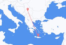 Flyrejser fra Kraljevo, Serbien til Iraklio, Grækenland