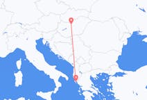 Flyreiser fra Budapest, til Corfu