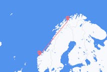 Voli da Sørkjosen, Norvegia a Ålesund, Norvegia