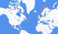 Flyg från Puerto Vallarta, Mexiko till Bardufoss, Norge