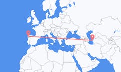 Loty z Turkmenbaszy, Turkmenistan do Santiago de Compostela, Hiszpania