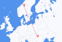 Fly fra Bergstaden Røros til Cluj-Napoca