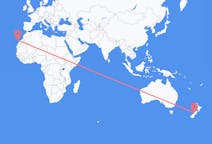 Flights from Hokitika, New Zealand to Las Palmas, Spain