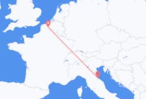 Flyg från Lille, Frankrike till Rimini, Italien