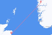 Flyrejser fra Førde i Sunnfjord, Norge til Aberdeen, Skotland