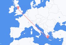 Flights from Kythira, Greece to Manchester, England