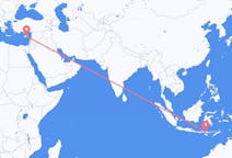 Flyreiser fra Labuan Bajo, til Larnaka