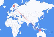 Flights from Kununurra, Australia to Umeå, Sweden