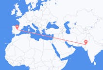 Flyreiser fra Jaisalmer, India til Madrid, Spania