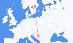 Flights from from Sarajevo to Linköping