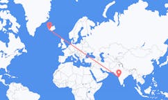 Flyreiser fra Pune, India til Reykjavík, Island