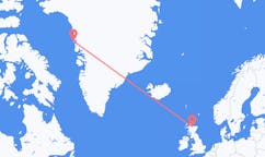 Fly fra Upernavik til Inverness