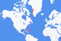 Voli da Puerto Plata, la Repubblica Dominicana ad Aasiaat, Groenlandia