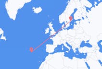 Flights from Stockholm, Sweden to Santa Maria Island, Portugal