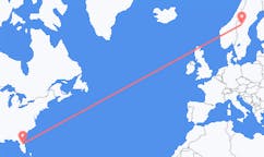 Flights from Orlando to Östersund